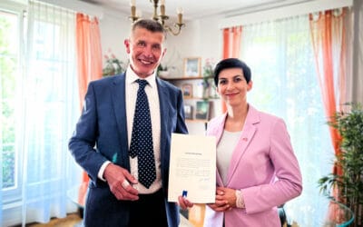 The Founder of InnoCrystal Petr Kotal appointed by her excellency the Chairman of the Parliament of the Czech Republic the Honorary Consul of Swiss Romade.